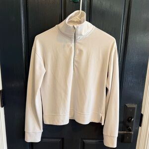 Athleta Seasoft Quarter-Zip - XXS, Cream